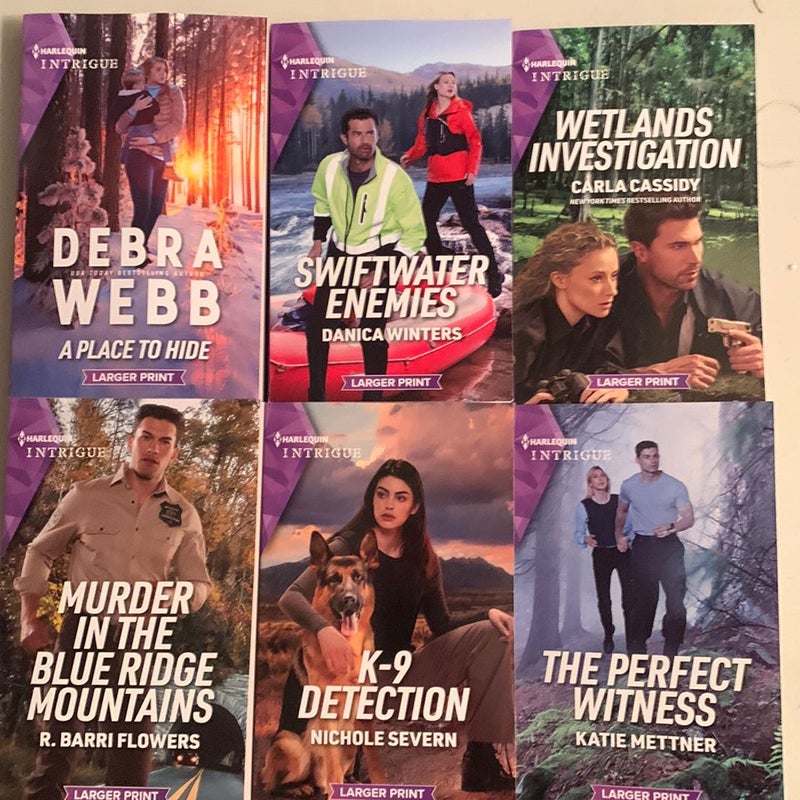 Harlequin Intrigue 6 books! March 24!