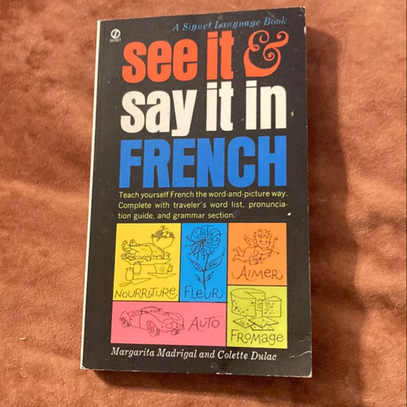 See It and Say It in French