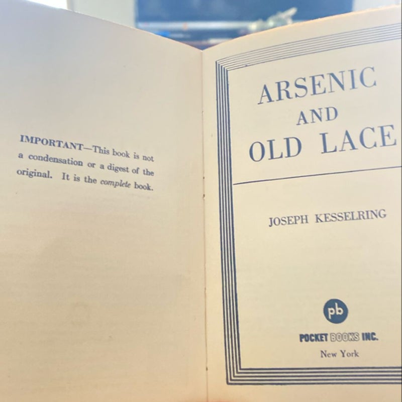 Arsenic and Old Lace