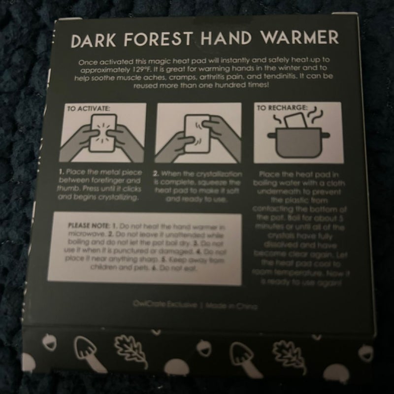 Among the Beasts and Briars: Dark Forest inspired hand warmer