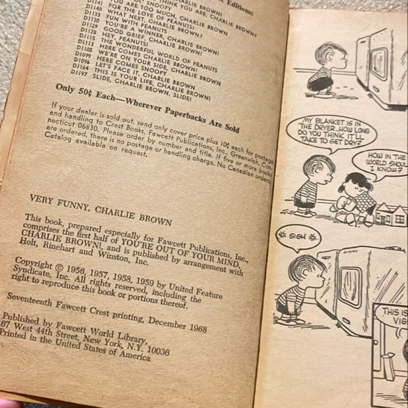 Very funny, Charlie Brown 