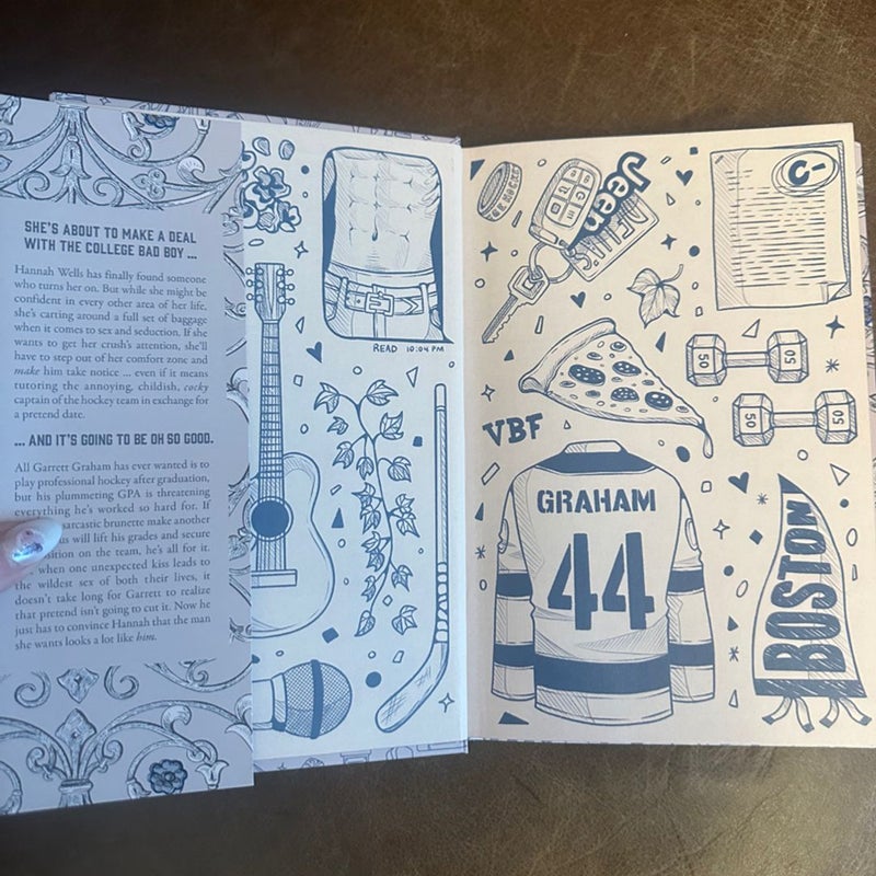 The deal off campus series special edition signed Elle Kennedy bookish box