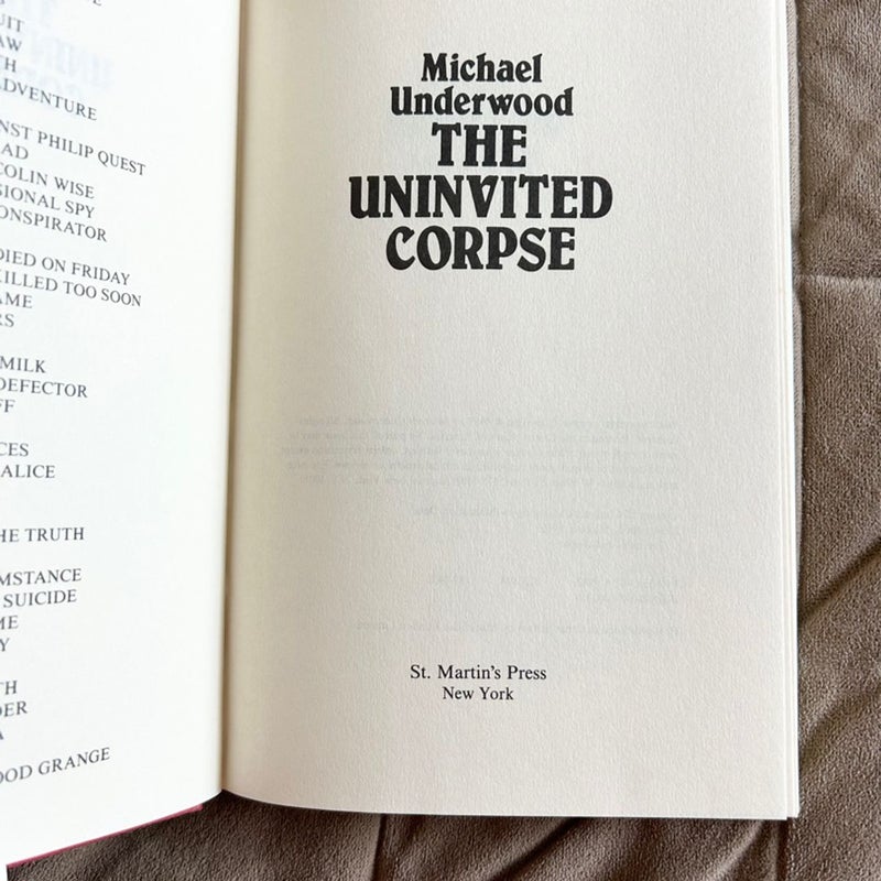 The Uninvited Corpse 3561