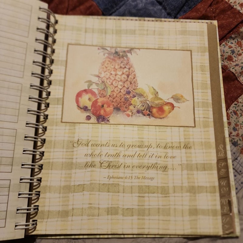 Inspirational Card Organizer and Address Book