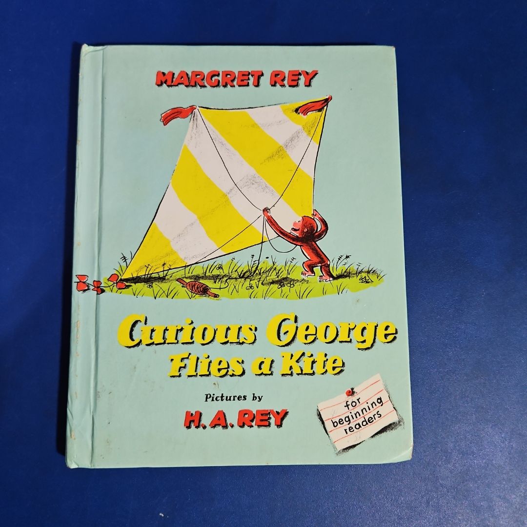 CURIOUS GEORGE FLIES  KITE