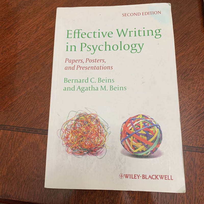 Effective Writing in Psychology