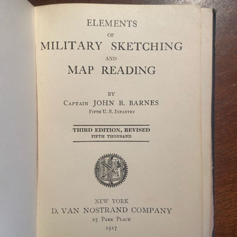 Elements of Military Sketching and Map Reading