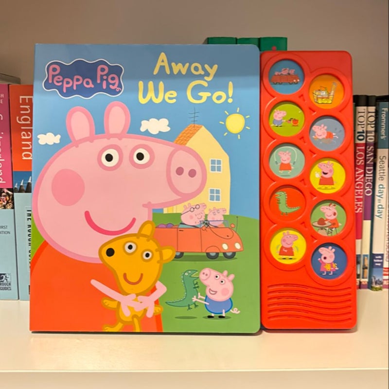 Peppa Pig: Away We Go! Sound Book