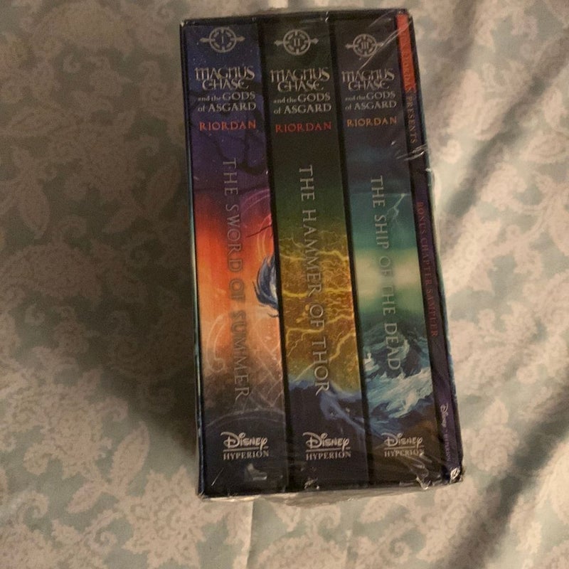 Magnus Chase and the Gods of Asgard Paperback Boxed Set by Rick Riordan ...