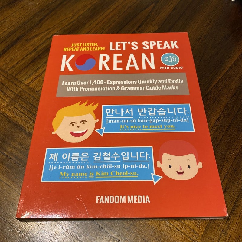 Let’s speak Korean 