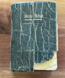 1984 Holy Bible KJV Nelson Dictionary Concordance, Red Letter Edition