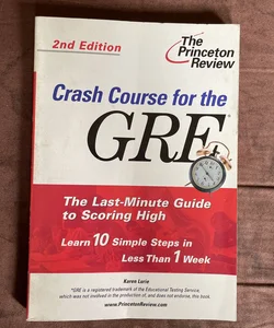 Crash Course for the GRE