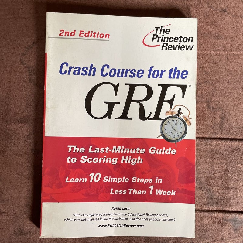 Crash Course for the GRE