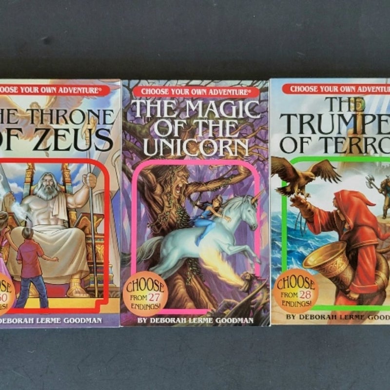VINTAGE CHOOSE YOUR OWN ADVENTURE BOOKS LOT OF 10 R.A. MONTGOMERY & PACKARD CYOA