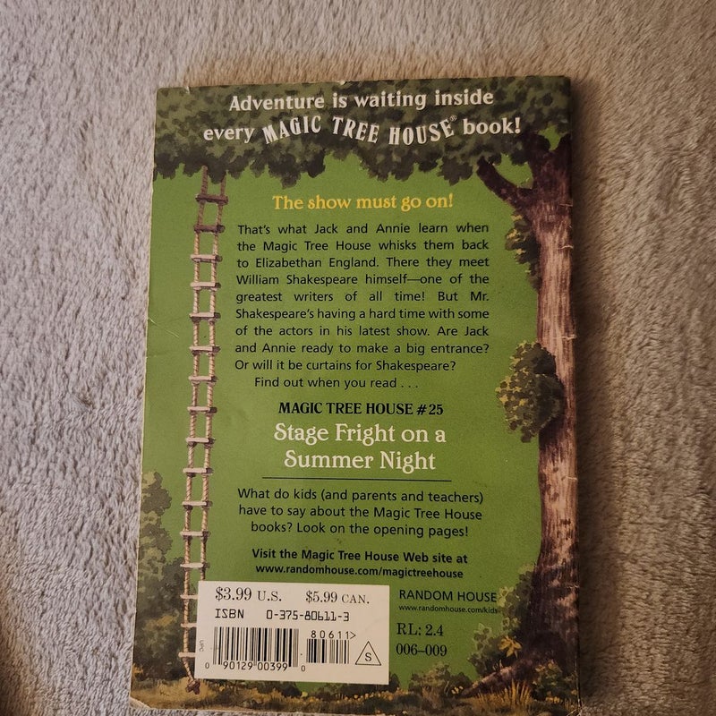 Magic Tree House Book #25 Stage Fright on a Summer Night