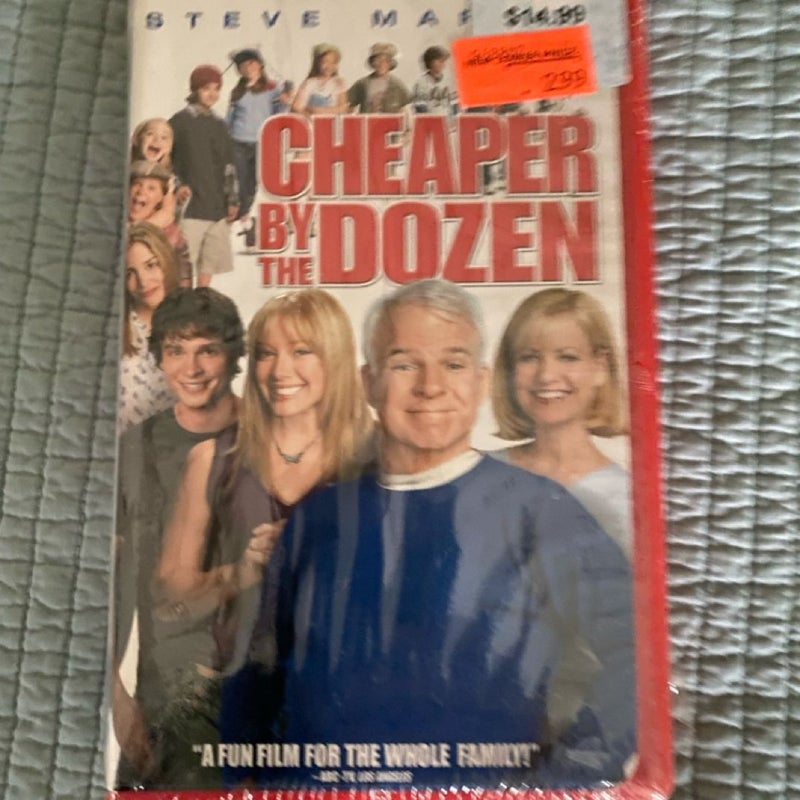 Unopened Cheaper by The Dozen VHS Video Tape