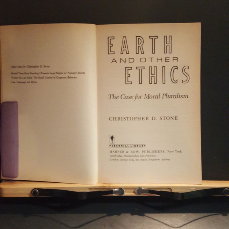 Earth and Other Ethics