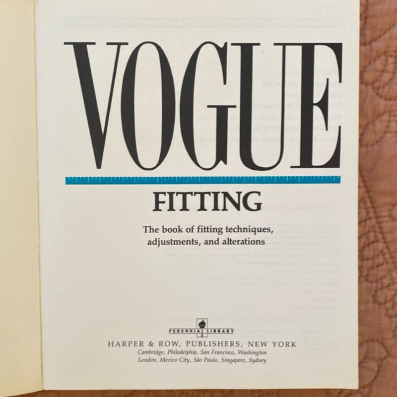 Vogue Fitting