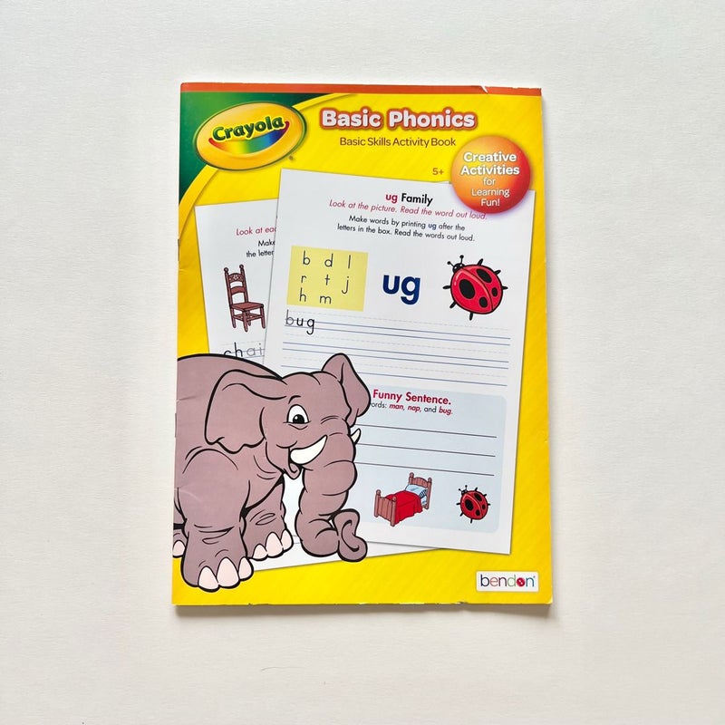 Crayola Basic Phonics Workbook