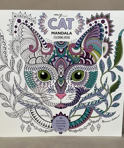 My Cat Mandala: 30 Stunning, Oversized Coloring Pages