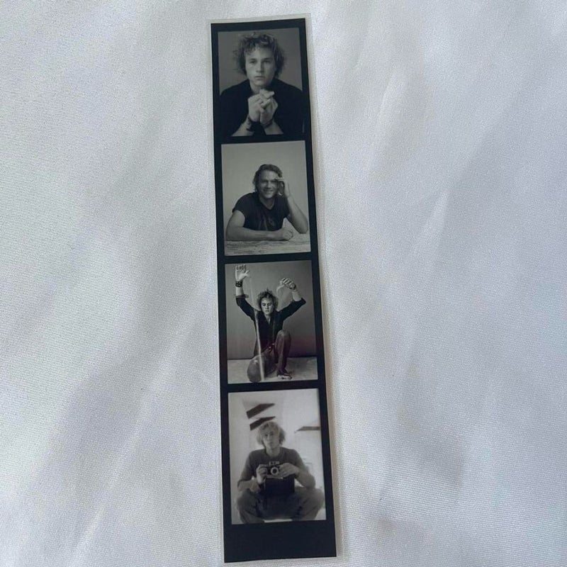 Heath Ledger mini photobooth strip bookmark