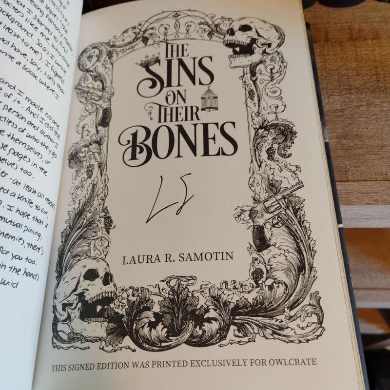The Sins on Their Bones (OwlCrate)
