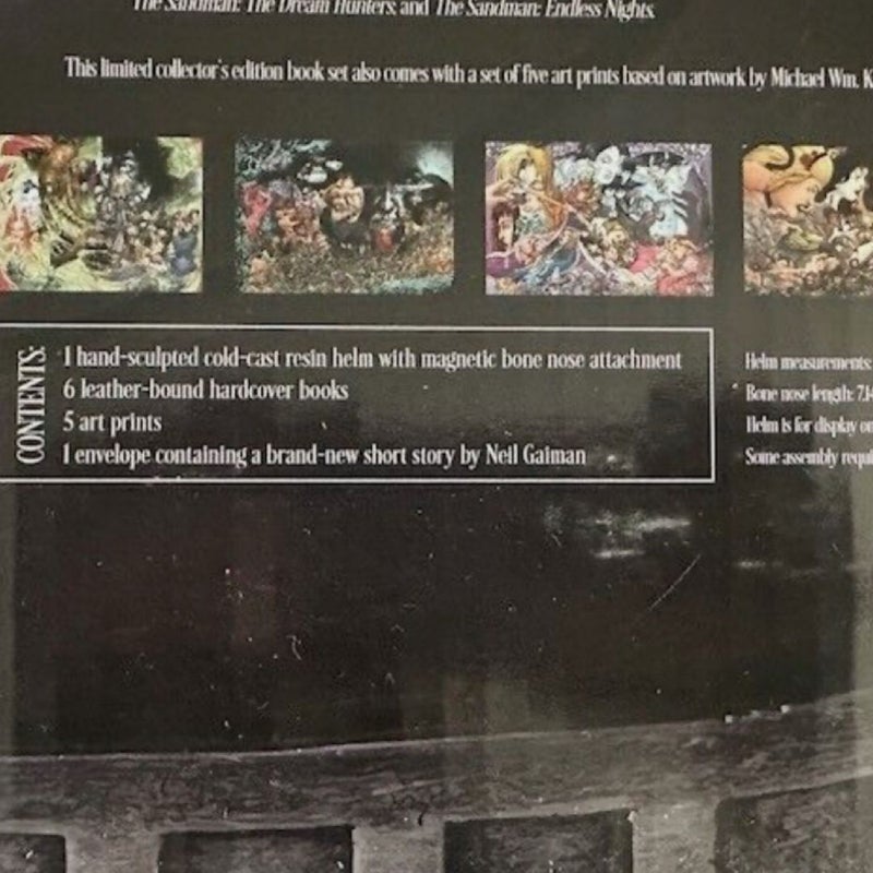Sandman Morpheus Helm Masterpiece Edition 6 Book Set W/ Stand DC Comics