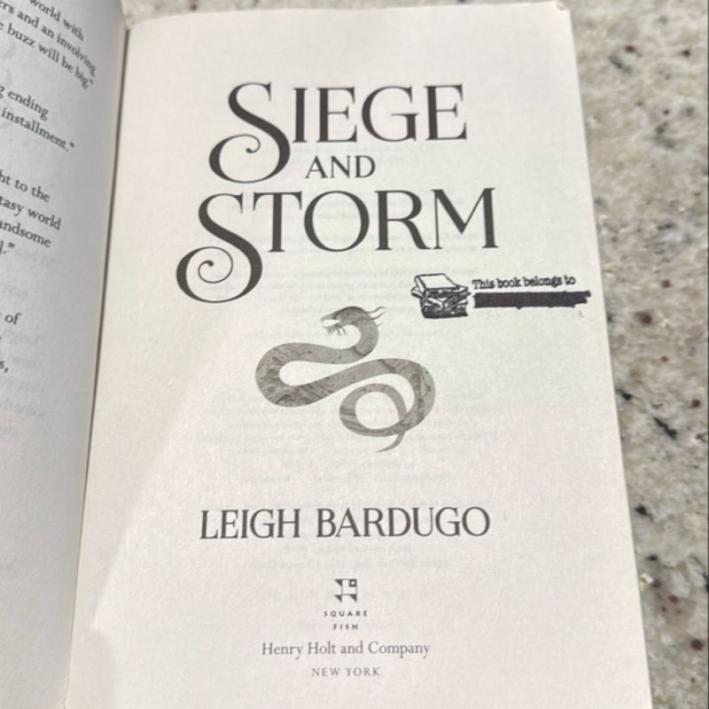 Siege and Storm