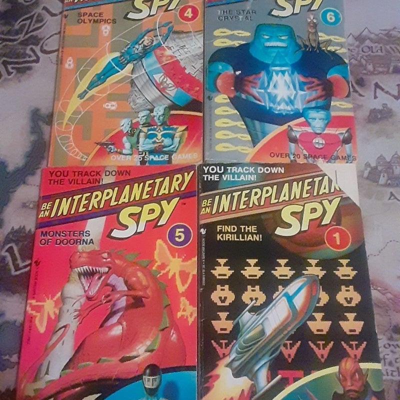 Be An Interplanetary Spy Bantam book lot 