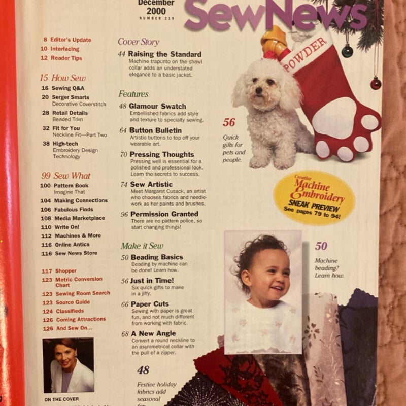 Sew News Magazine (December 2000)