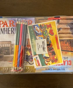 SEALED Scholastic My Books Summer (Summer Grade 7) & Double-Ended Color Pencils