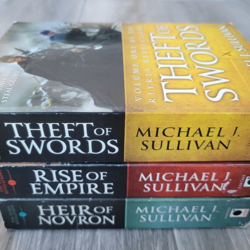 THE RIYRIA REVELATIONS SERIES MICHAEL J. SULLIVAN VOLUME NOS. 1, 2, 3 ...
