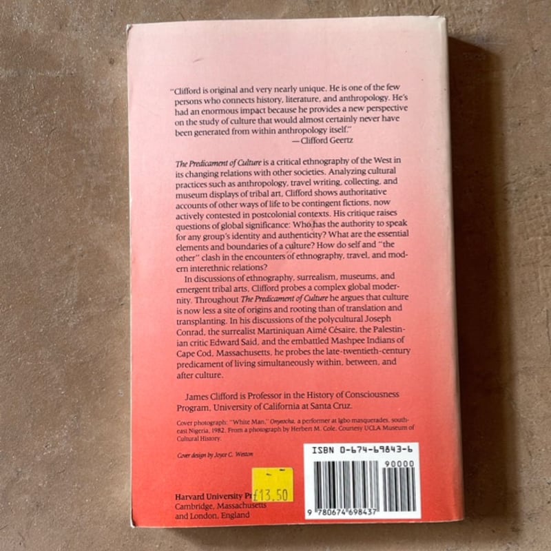 The Predicament of Culture by James Clifford
