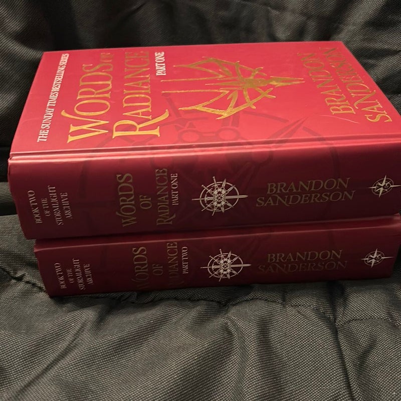 Words of Radiance Part One and Two