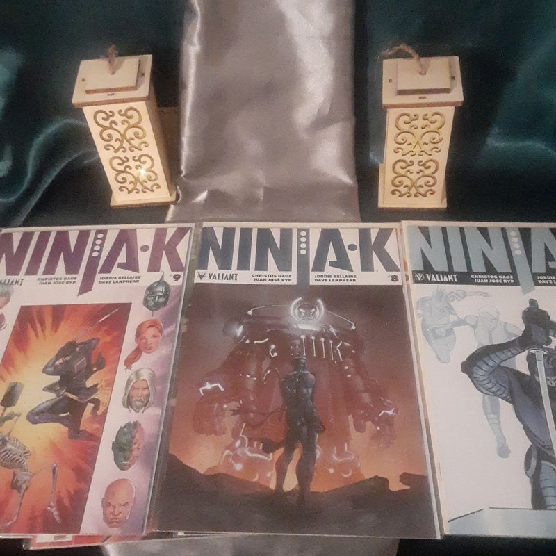 Ninjak 2018 Christos Gage Valiant Comic Book Lot 3,4,5,7,8,9,10,11,14