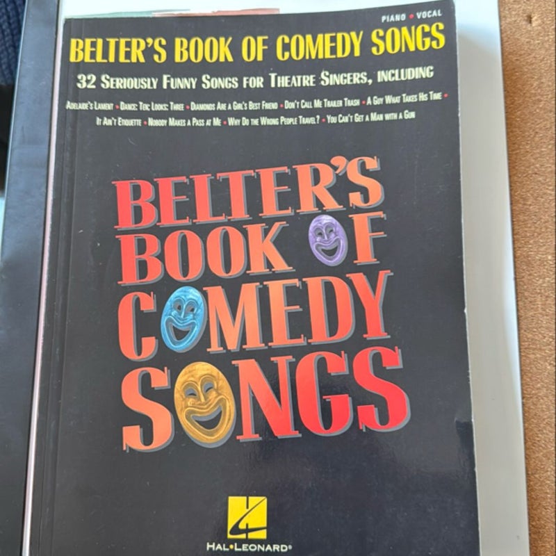 Belter's Book of Comedy Songs