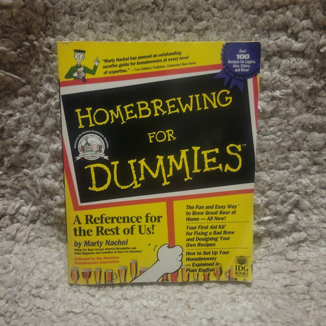 Homebrewing for Dummies by Marty Nachel, Paperback Pangobooks
