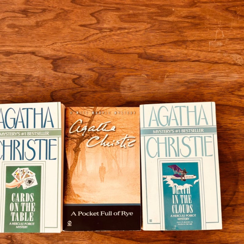 Vintage Agatha Christie Trio