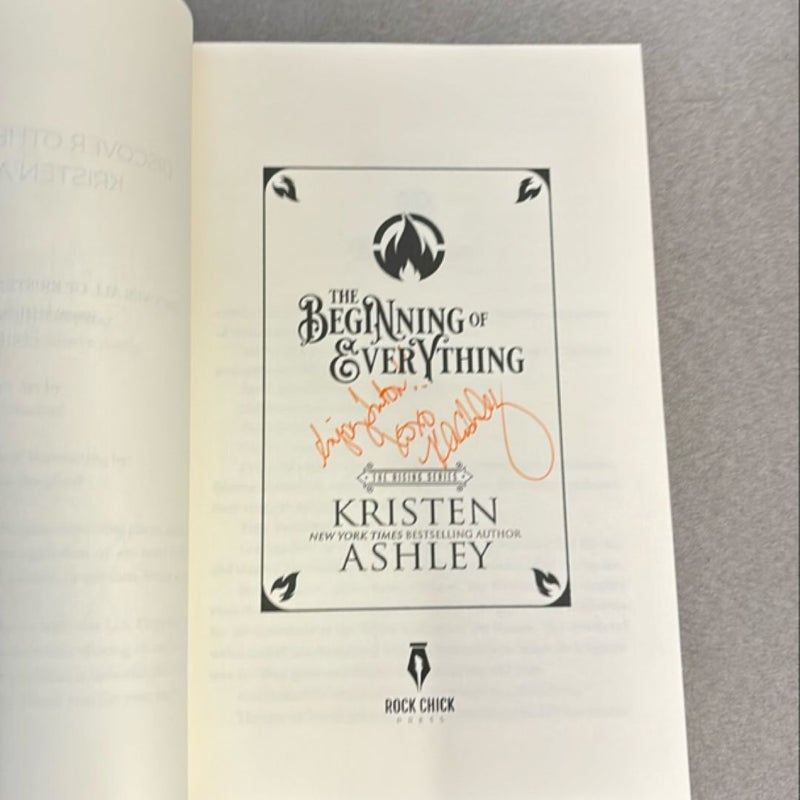 The Beginning of Everything -SIGNED 