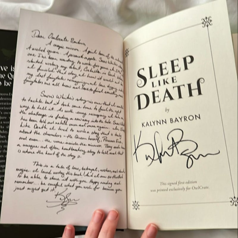 Sleep Like Death *OWLCRATE EDITION & SIGNED*