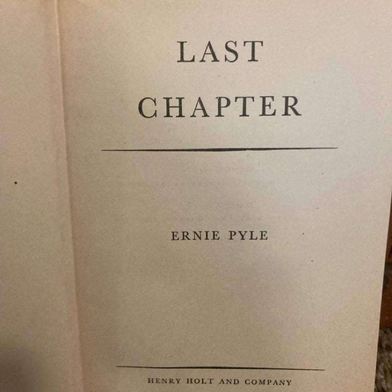 The Last Chapter 