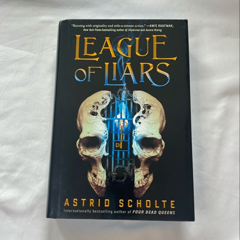 League of Liars (sprayed edges and bookplate)