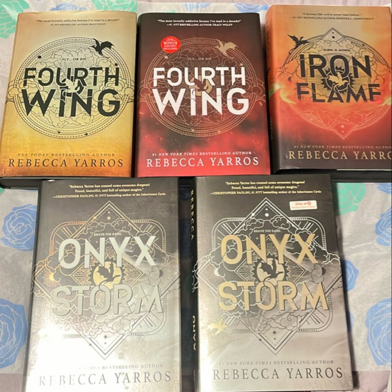 Fourth Wing First Edition Collection (Not Splitting Up)