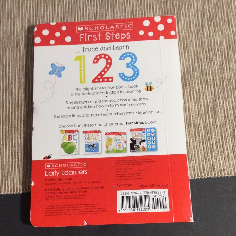 Trace and Learn 123: Scholastic Early Learners (Trace and Learn) 