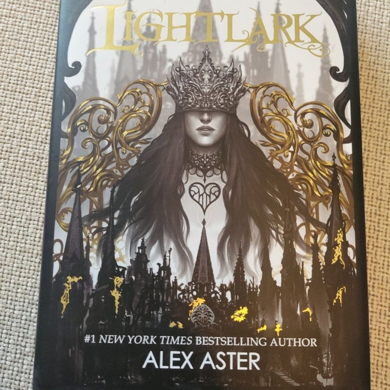 Lightlark Bookis Box slightly damaged