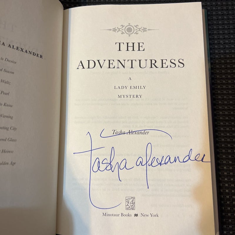 The Adventuress (signed by author)