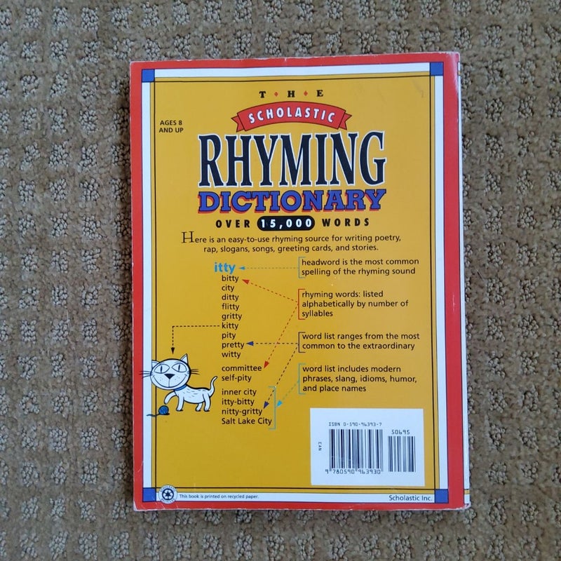 Scholastic Rhyming Dictionary