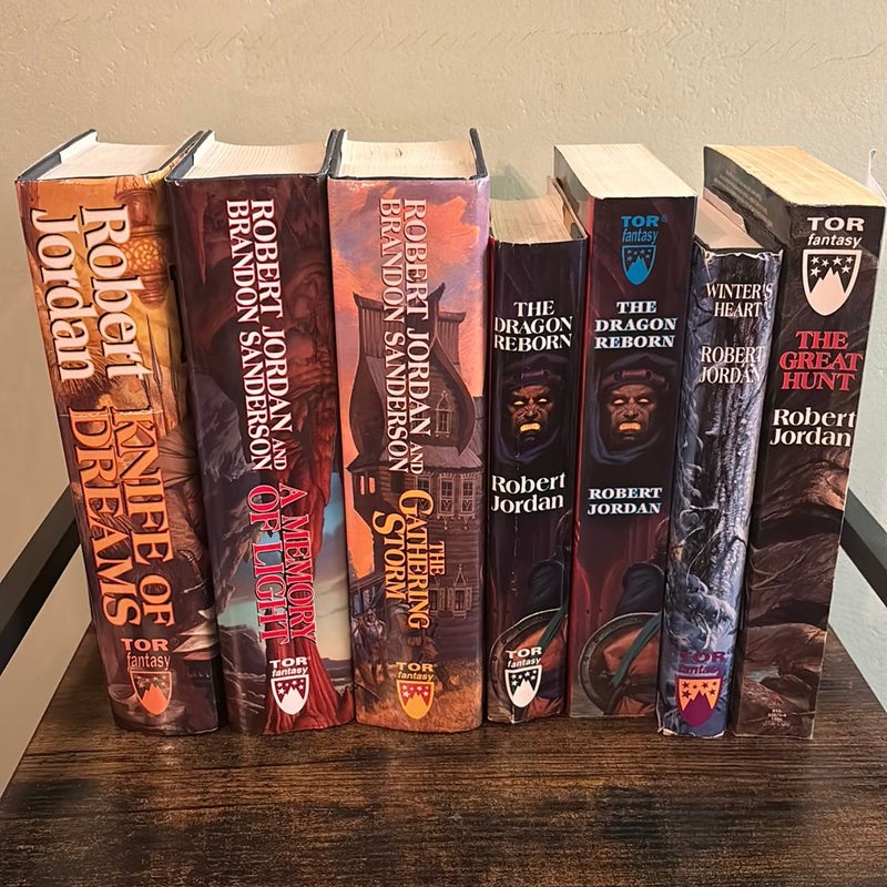 The Wheel of Time books - incomplete series  
