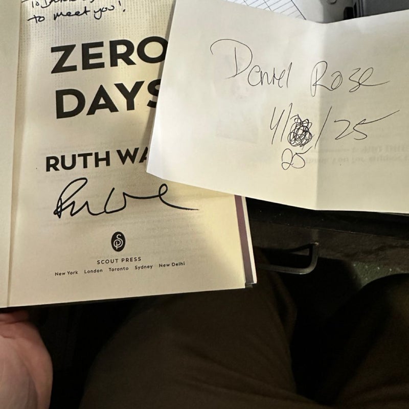 Lot of Ruth Ware Books all SIGNED