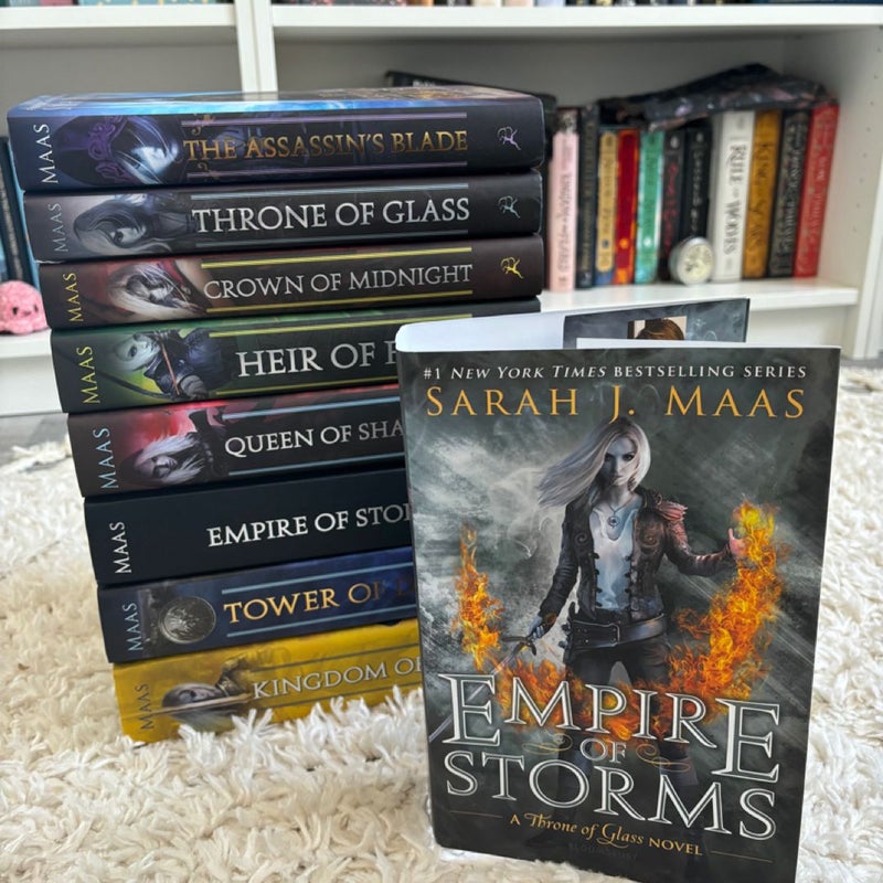 *DUSTJACKETS ONLY* Original Throne of Glass Hardcover Dustjackets